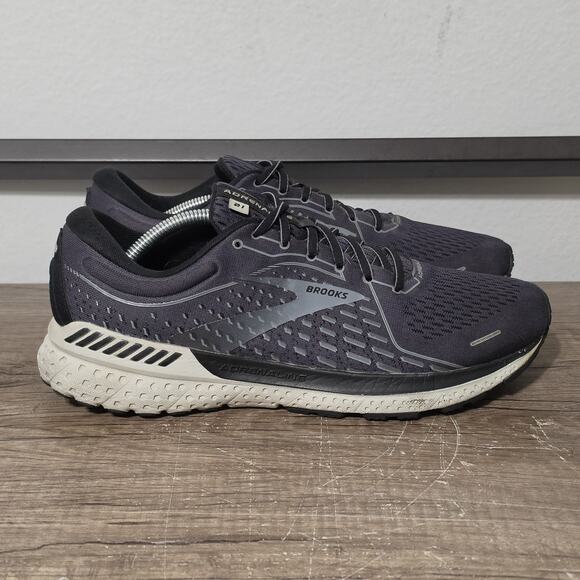 Brooks 21 Adrenaline Men’s Athletic Running Shoes Sneakers Size 11 Medium Gray